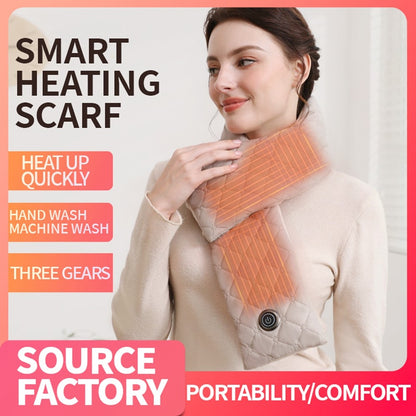 USB Heated Scarf 3 Gears Adjustable Electric Neck Wrap Multifunction Waist  /  Belly Warmer