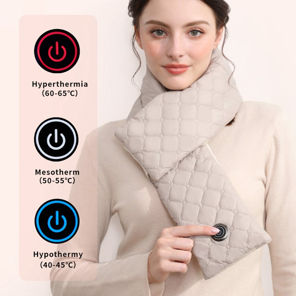 USB Heated Scarf 3 Gears Adjustable Electric Neck Wrap Multifunction Waist  /  Belly Warmer