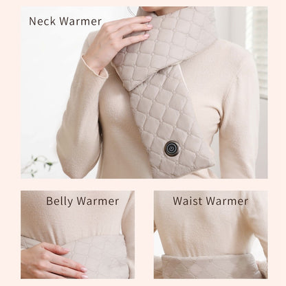 USB Heated Scarf 3 Gears Adjustable Electric Neck Wrap Multifunction Waist  /  Belly Warmer