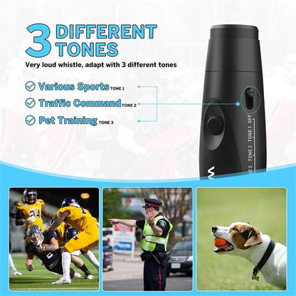 WANJOTEC Electronic Whistle 125dB Loud Emergency Safety Whistle for Referee Coaches Teacher Outdoor Sports