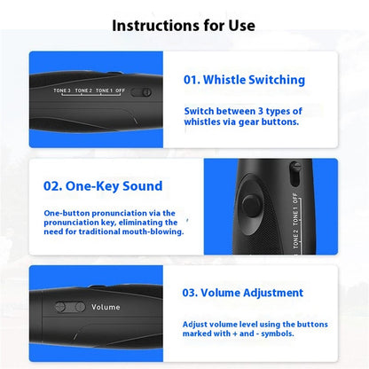 WANJOTEC Electronic Whistle 125dB Loud Emergency Safety Whistle for Referee Coaches Teacher Outdoor Sports