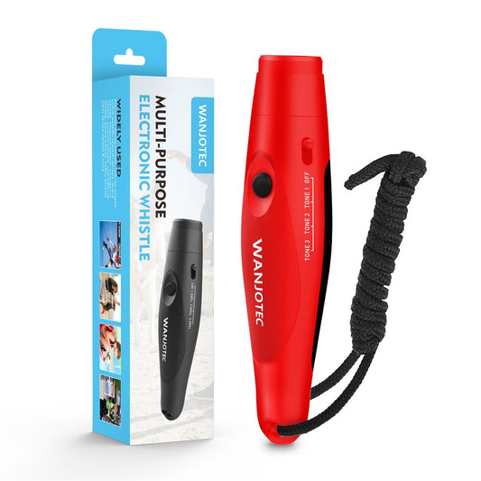 WANJOTEC Electronic Whistle 125dB Loud Emergency Safety Whistle for Referee Coaches Teacher Outdoor Sports