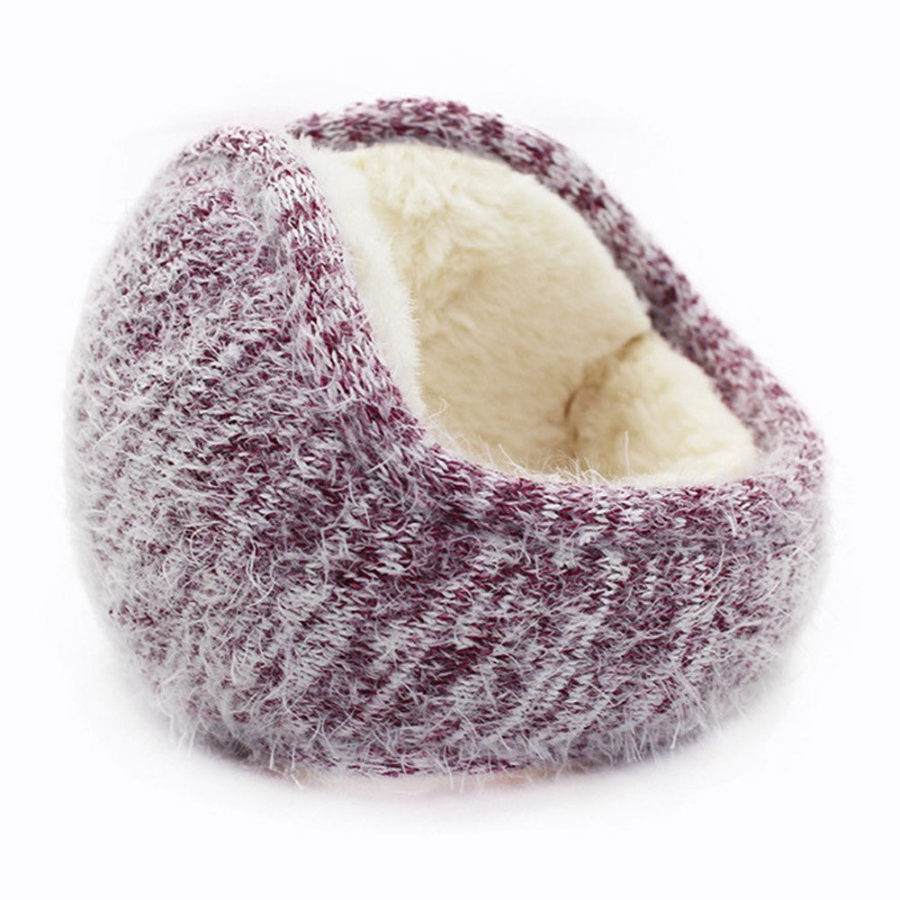 Folding Mohair Earmuffs Winter Ear Protection for Skiing Skating Cycling Windproof Ear Warmers