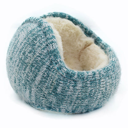 Folding Mohair Earmuffs Winter Ear Protection for Skiing Skating Cycling Windproof Ear Warmers