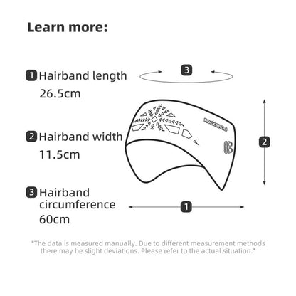 ROCKBROS Outdoor Cycling Headband Ear Warmer Winter Warm Earmuffs Headwear with Glasses Holes, 47240002001 ZHD011