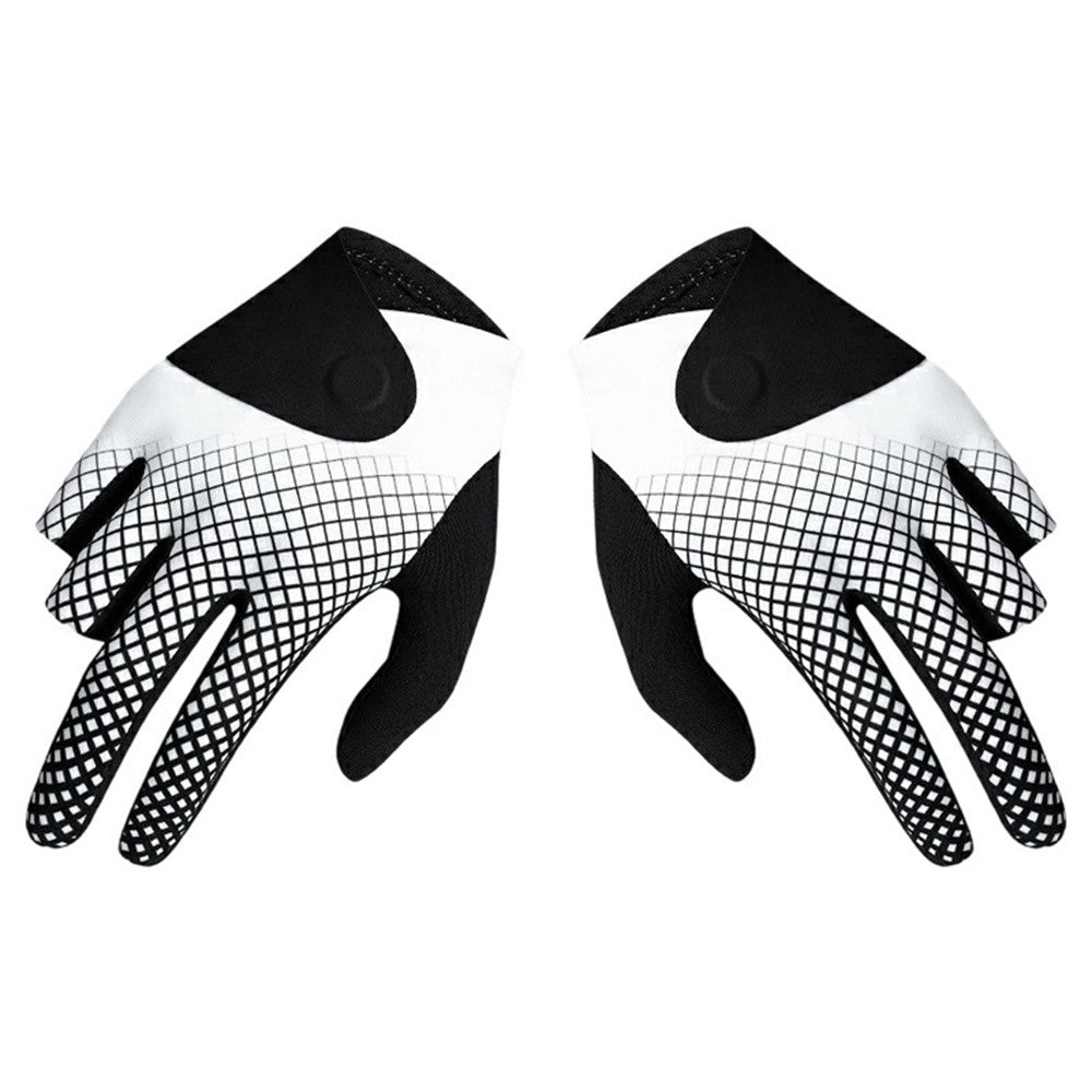 1 Pair Magnetic 3 Fingers Breathable Snooker Billiard Gloves Professional Anti-slip Cue Pool Gloves