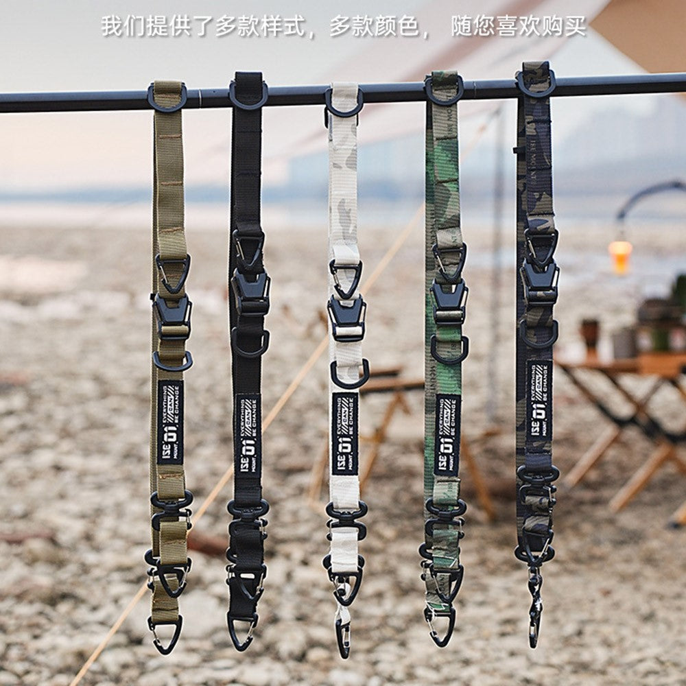 ISE MOUNT Outdoor Multi-Functional Lanyard Length Adjustable Crossbody Backpack Strap for Hanging Items