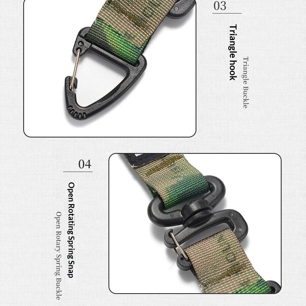 ISE MOUNT Outdoor Multi-Functional Lanyard Length Adjustable Crossbody Backpack Strap for Hanging Items