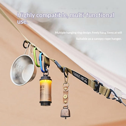 ISE MOUNT Outdoor Multi-Functional Lanyard Length Adjustable Crossbody Backpack Strap for Hanging Items
