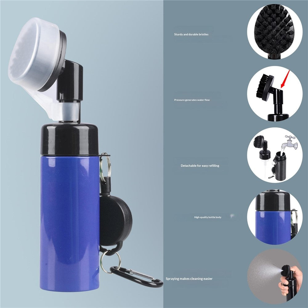 Golf Club Cleaning Brush 150ml Spray Bottle with Brush Groove Cleaner Tool