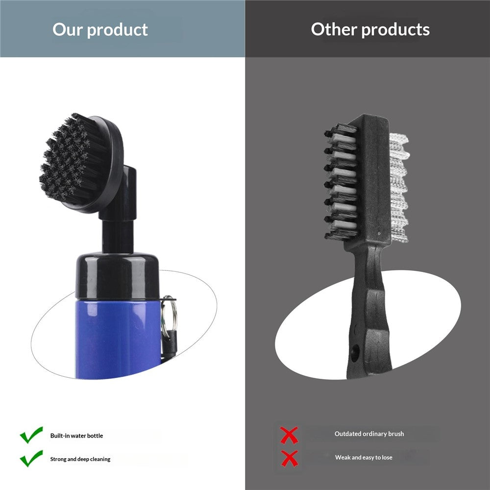 Golf Club Cleaning Brush 150ml Spray Bottle with Brush Groove Cleaner Tool