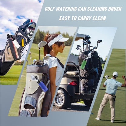 Golf Club Cleaning Brush 150ml Spray Bottle with Brush Groove Cleaner Tool