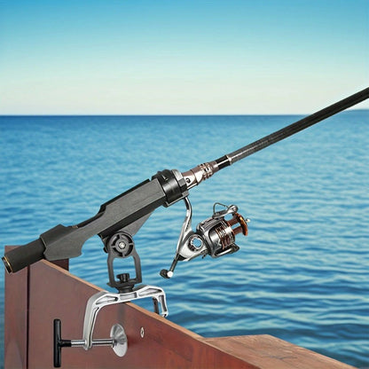 Fishing Rod Holder Multi-Angle Adjustable Boat Raft Bridge Fishing Stand Portable for Outdoor