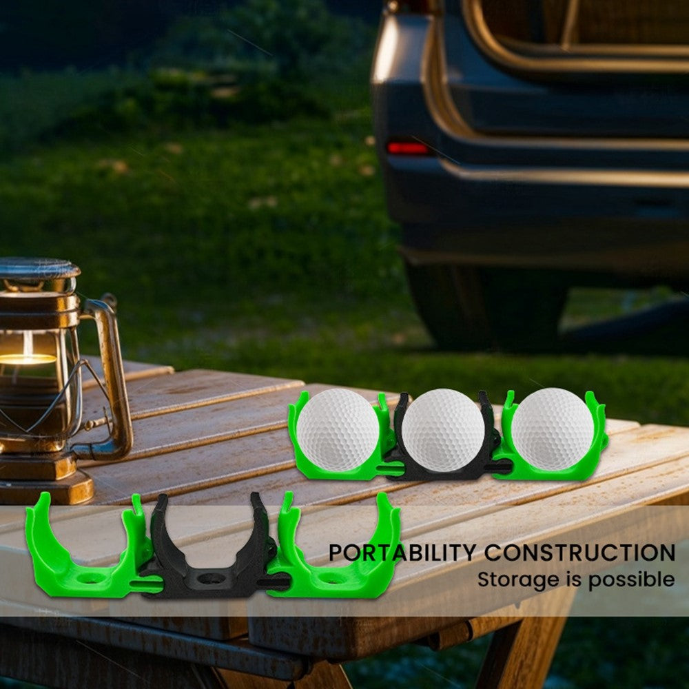 H1172 3Pcs Connectable Golf Ball Clip Lightweight Desktop Golf Ball Holder Rack