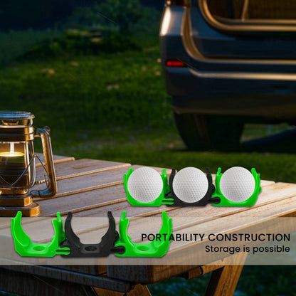 H1172 3Pcs Connectable Golf Ball Clip Lightweight Desktop Golf Ball Holder Rack