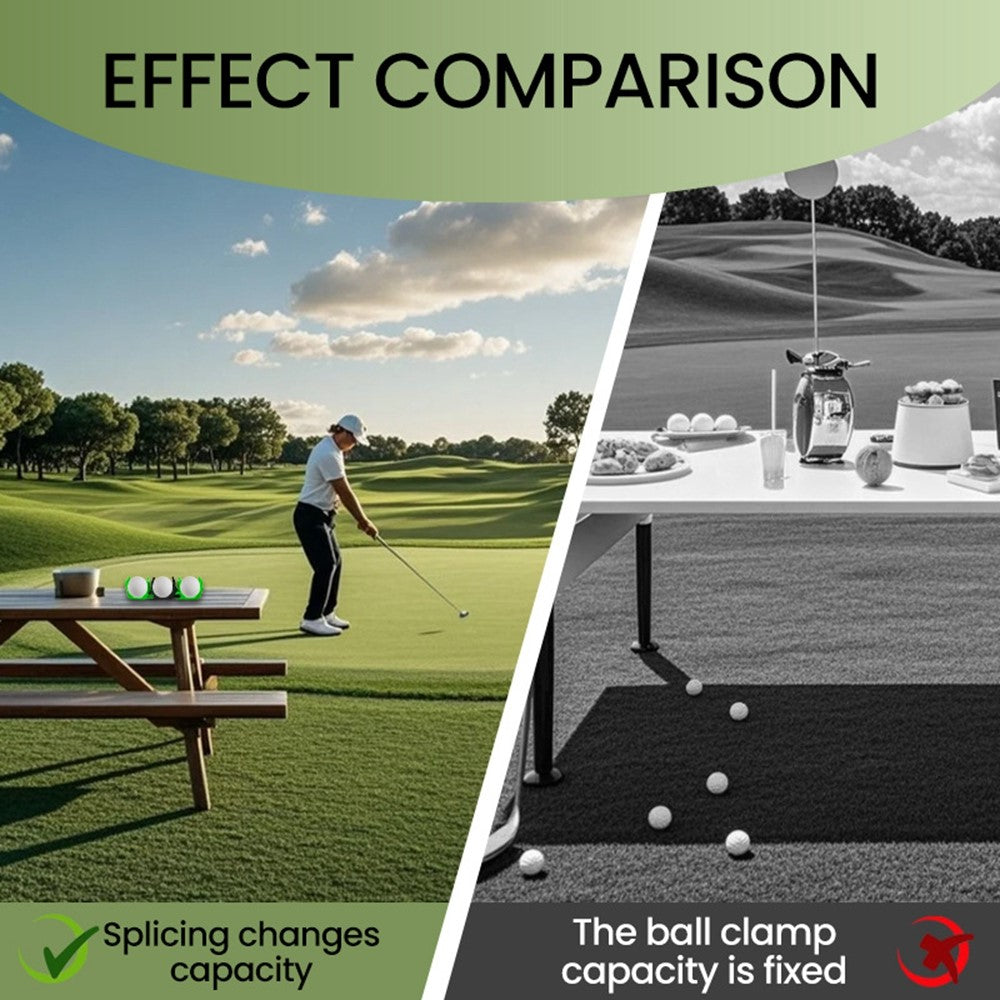 H1172 3Pcs Connectable Golf Ball Clip Lightweight Desktop Golf Ball Holder Rack