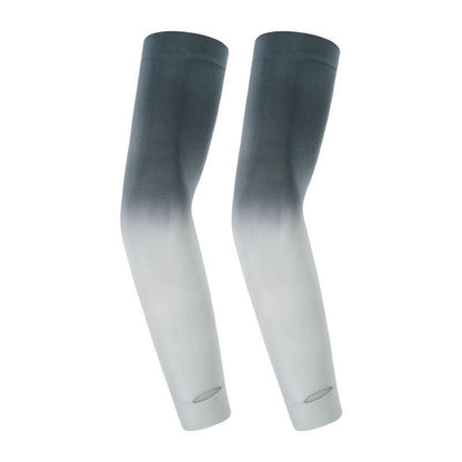1 Pair Arm Sleeves Sun Protection Breathable Ice Silk Elbow Arm Covers for Outdoor Cycling Running