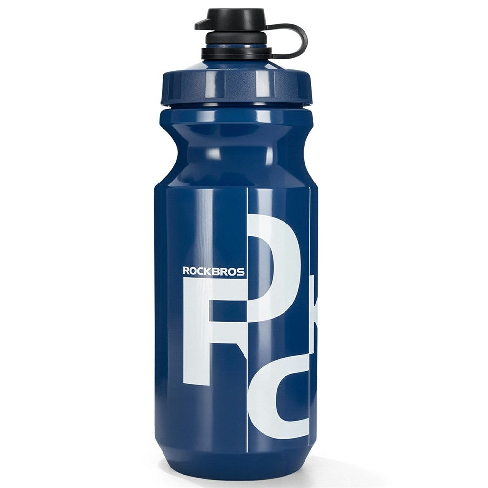 ROCKBROS 350032 350032001 600ml Bicycle Cycling Water Bottle PP5 Water Bottle Ergonomic with Dustproof Lid (No FDA, BPA-Free)
