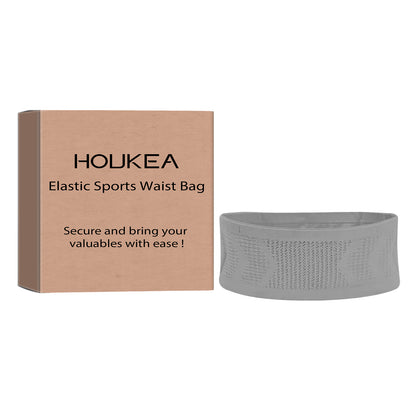 HOUKEA Elastic Sports Waist Pack Phone Wallet Storage Waist Bag for Outdoor / Running / Fitness