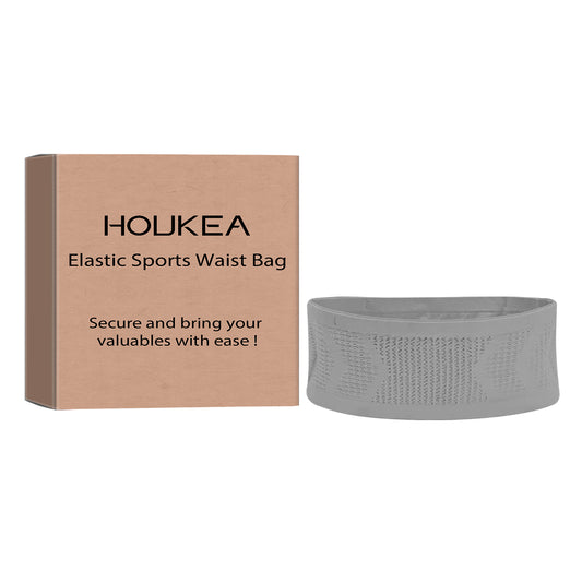 HOUKEA Elastic Sports Waist Pack Phone Wallet Storage Waist Bag for Outdoor / Running / Fitness