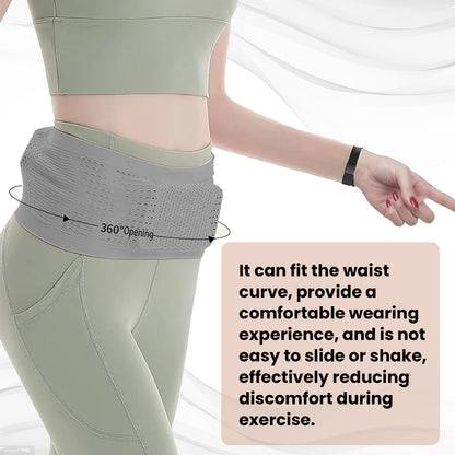 HOUKEA Elastic Sports Waist Pack Phone Wallet Storage Waist Bag for Outdoor / Running / Fitness