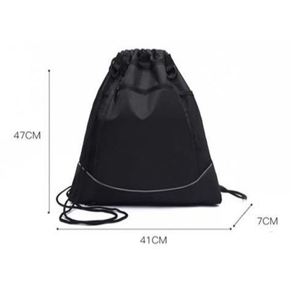 Basketball Backpack Large Capacity Outdoor Sports Bag Drawstring Design Multi Function Storage