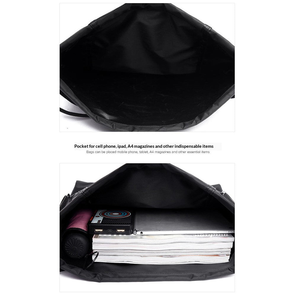 Basketball Backpack Large Capacity Outdoor Sports Bag Drawstring Design Multi Function Storage