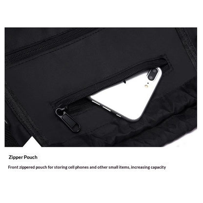 Basketball Backpack Large Capacity Outdoor Sports Bag Drawstring Design Multi Function Storage