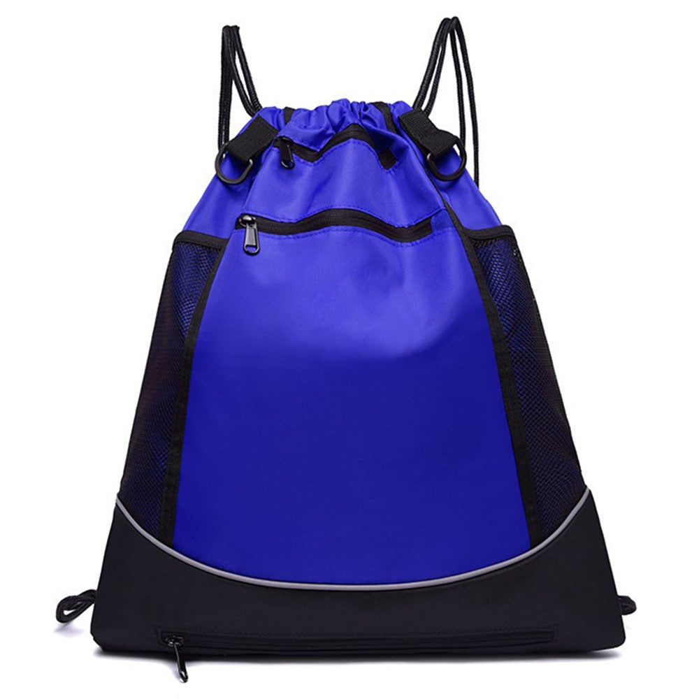 Basketball Backpack Large Capacity Outdoor Sports Bag Drawstring Design Multi Function Storage