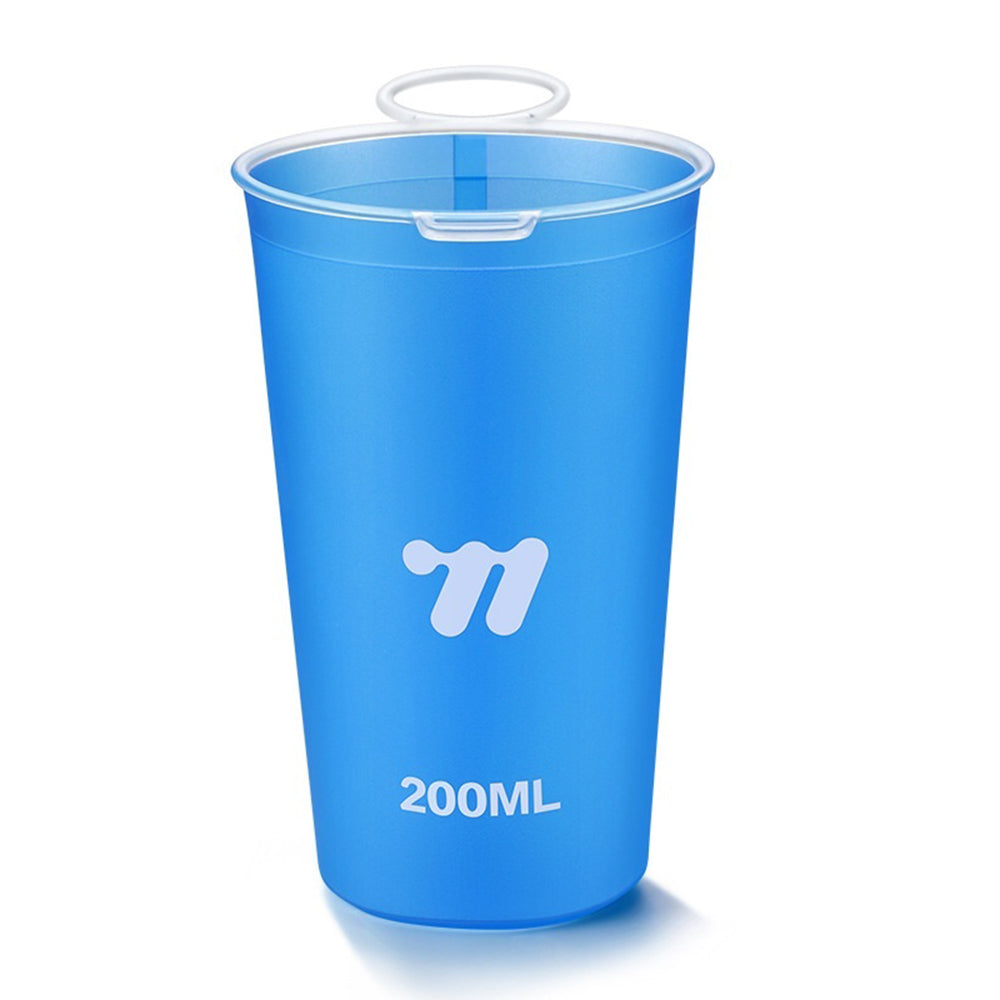 WEST BIKING YP0713023 200ml Collapsible Water Cup for Marathon Trail Running Portable Soft TPU Water Bottle (BPA Free, No FDA)