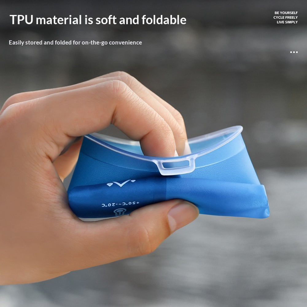 WEST BIKING YP0713023 200ml Collapsible Water Cup for Marathon Trail Running Portable Soft TPU Water Bottle (BPA Free, No FDA)