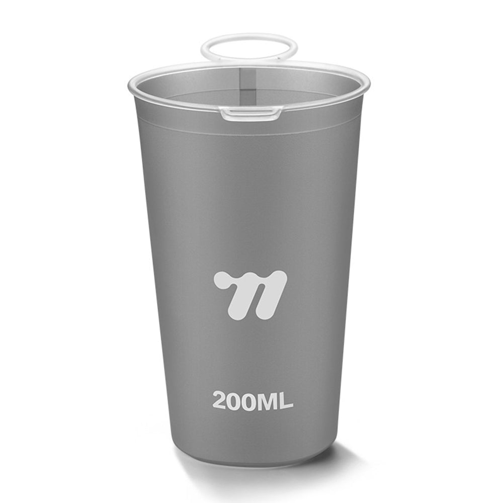 WEST BIKING YP0713023 200ml Collapsible Water Cup for Marathon Trail Running Portable Soft TPU Water Bottle (BPA Free, No FDA)