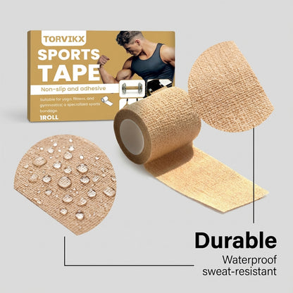 TORVIKX 7.5cm Width Anti Slip Non-Woven Fabric Sports Tape for Aerial Ring Gymnastics, Length: 4m