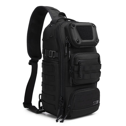 OZUKO 9912 Outdoor Men Chest Bag Waterproof Oxford Cloth 12L Tactical Crossbody Bag
