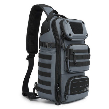 OZUKO 9912 Outdoor Men Chest Bag Waterproof Oxford Cloth 12L Tactical Crossbody Bag
