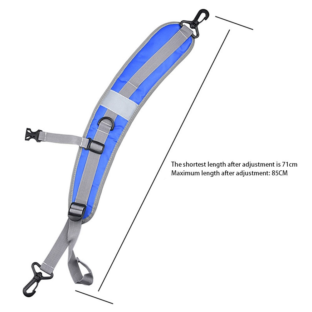 LUCKSTONE 1 Pair Adjustable Backpack Straps Replacement Shoulder Strap with D-ring