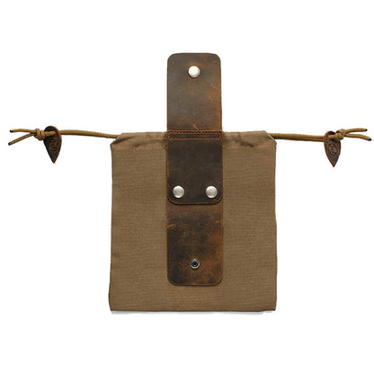 Garden Picking Fruit Bag Canvas Drawstring Foraging Bag Belt Bag Harvesting Bag