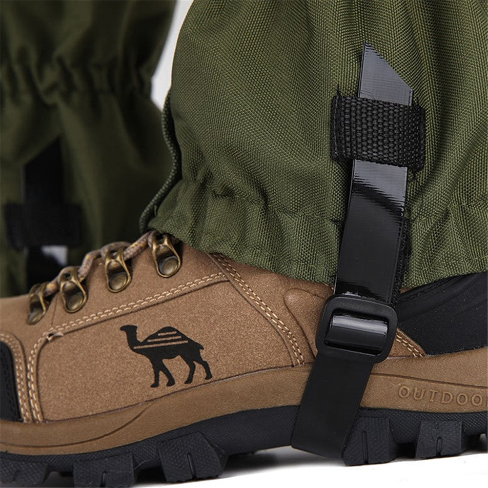 1Pair Sports Shoe Boots Cover Outdoor Waterproof Sports Climbing Legging Gaiters Waterproof Boots Cover for Hiking, Skiing, Hunting