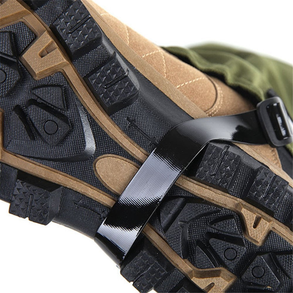 1Pair Sports Shoe Boots Cover Outdoor Waterproof Sports Climbing Legging Gaiters Waterproof Boots Cover for Hiking, Skiing, Hunting