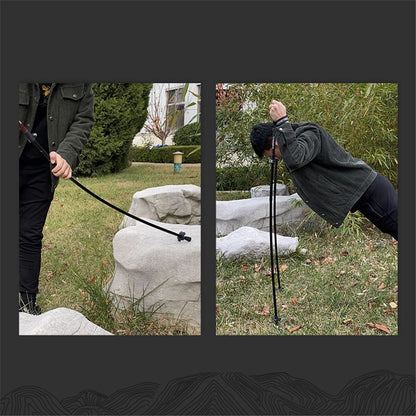 REBORNSUN RBZDGR1017 Carbon Fiber Mountain Trekking Poles Anti-shock Lightweight Foldable Walking Hiking Sticks