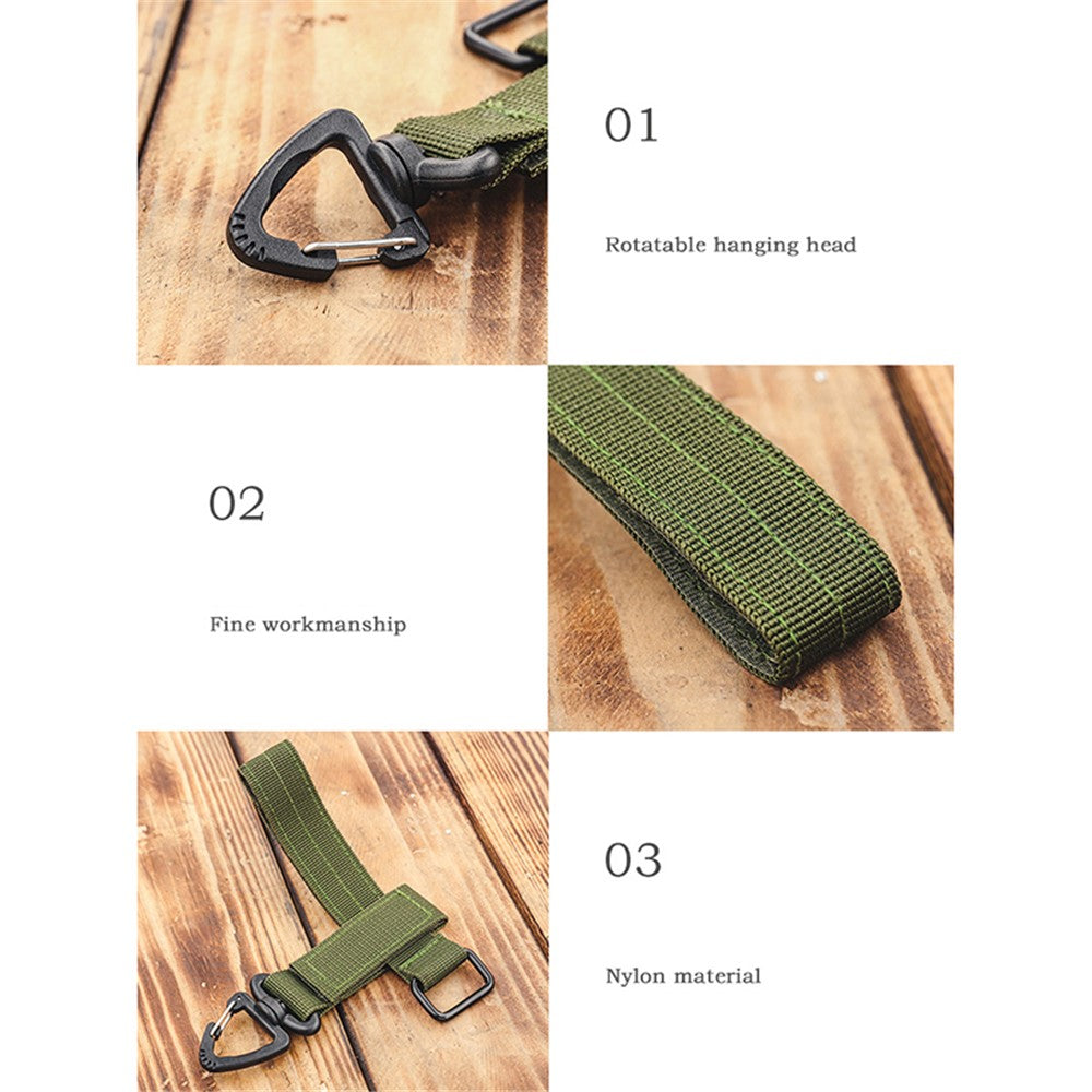 Multifunctional Gloves Storage Buckle Outdoor Tactical Climbing Rope Storage Hook Key Holder Adjustable Rope Hanging Buckles