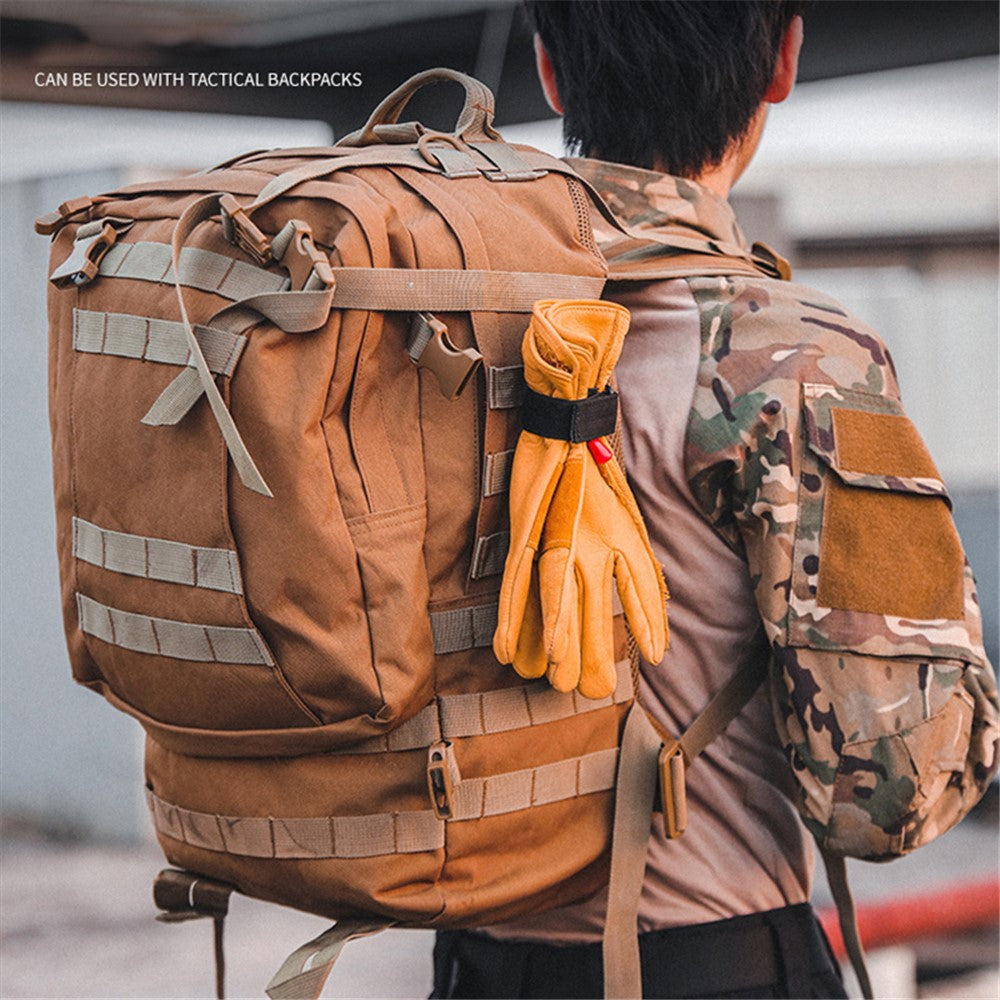 Multifunctional Gloves Storage Buckle Outdoor Tactical Climbing Rope Storage Hook Key Holder Adjustable Rope Hanging Buckles