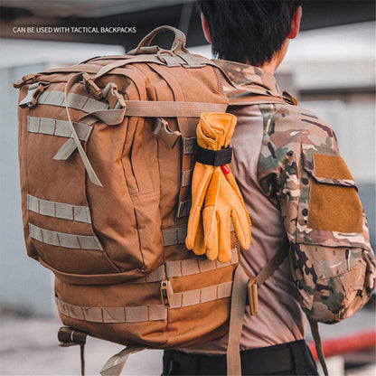 Multifunctional Gloves Storage Buckle Outdoor Tactical Climbing Rope Storage Hook Key Holder Adjustable Rope Hanging Buckles