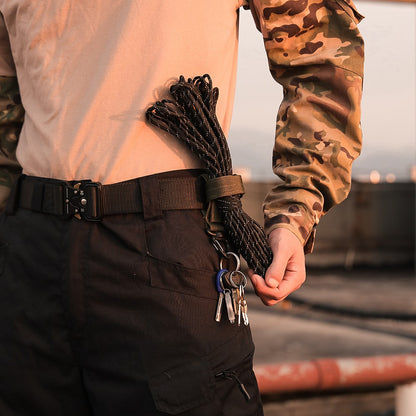 Multifunctional Gloves Storage Buckle Outdoor Tactical Climbing Rope Storage Hook Key Holder Adjustable Rope Hanging Buckles