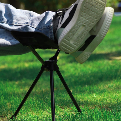 Outdoor Foot Support Stool Leisure Nap Recliner Footrest Aluminum Alloy Mesh Cloth Folding Lazy Footrest