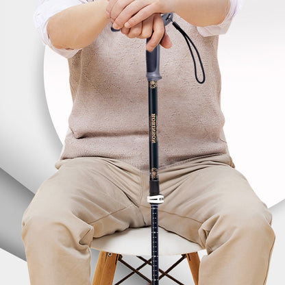 REBORNSUN RBQY0623 Backpacking Carbon Fiber Trekking Pole Camping 3-Section 51-100CM Outdoor Walking Stick