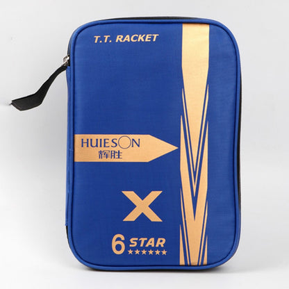 HUIESON 6-Star Wood and Carbon Table Tennis Racket Ping Pong Paddle with Carry Case