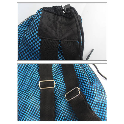 HALIN Nylon Kids Drawstring Bag Backpack Football Sports Gym Backpack