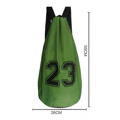 HALIN Nylon Kids Drawstring Bag Backpack Football Sports Gym Backpack