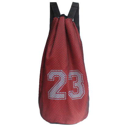 HALIN Nylon Kids Drawstring Bag Backpack Football Sports Gym Backpack